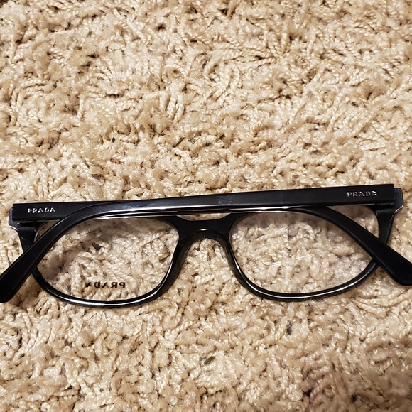 Prada VPR 13V Black Eyeglasses Brand New - Picture 2 of 2